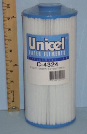 Unicel Pleatco Replacement Skim Filter Cartridge For 25 SqFt Gatsby Spas C-4324 