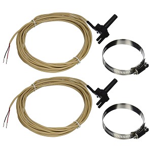 Hayward Kit-Temperature Sensor 10K Therm 15FT Cable & Clamp 2 Pack