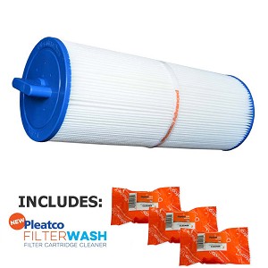 Pleatco Cartridge Filter PWW25L Waterway Plastics Teleweir 25 SF Gulf Coast Spas w/ 3x Filter Washes