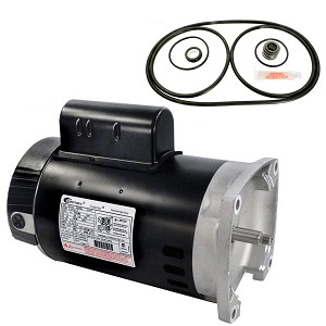 Puri Tech Replacement Motor Kit for Pentair Challenger .75HP CFII-NI-3/4A AO Smith B2852 with GO-KIT-5