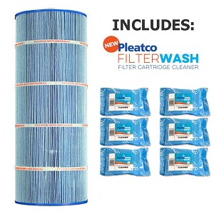 Pleatco Cartridge Filter PXST150-M Hayward X-Stream CC1500 (Antimicrobial)  CCX1500-RE 817-0150P MX1500-RE (Antimicrobial) w/ 6x Filter Wash