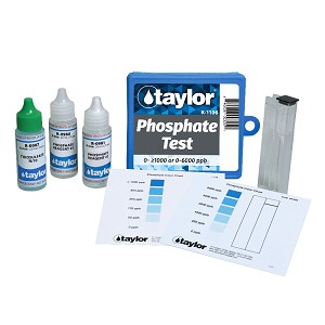 Taylor Technologies Phosphate Test Kit, Color Card Comparator - .75 oz bottles