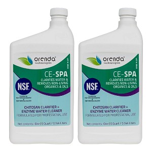 Orenda CE-SPA Hot Tub Spa Clarifier & Enzyme Cleaner 1 Qt 2 Pk ORE-50-147-2