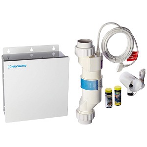 Hayward W3AQR3 AquaRite Electronic Salt Chlorination System for In-Ground Pools, 15,000-Gallon Cell
