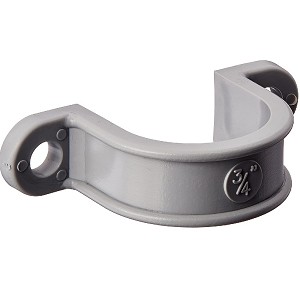 Diversitech 2 Hole PVC Pipe Strap - 3/4in 