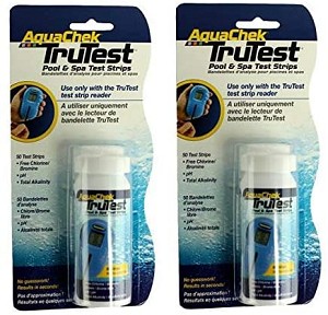 2) Aquachek 512138 TruTest Digital Reader Swimming Pool Spa Test Strips Refills