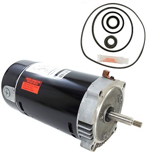 Puri Tech Replacement Motor Kit for Hayward Max-Flo .75HP SP2800X7 A.O. Smith Century UST1072 with GO-KIT-1