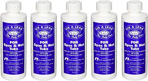 5-8oz Bottles Marlig Fix-A-Leak Pool and Spa Leak Sealer