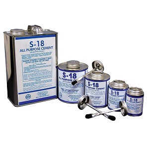 S-18 Neoprene Super Strength Adhesive Cement, All Purpose 16 oz Pint Can