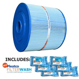 Pleatco Cartridge Filter PVT50W-M Vita Spa Filtration Filter (Antimicrobial) w/ 6x Filter Washes