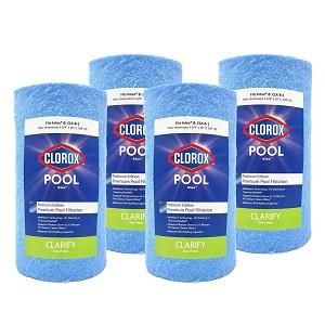 Clorox Platinum Premium 4 Pack Pool Filtration Replacement for Intex Cartridge B 1-pack 29005E FC-3752