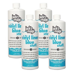 Jack's Magic The Vinyl Liner Blue Stuff 1qt 4 Pack