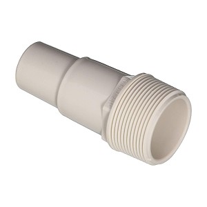 Waterway Plastics 806105085993 W Hose Adapter 1 1/2" Mpt X (1 1/4"/1 1/2") Hose Fitting