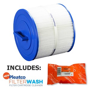 Pleatco Cartridge Filter PVT50WH Vita Spa New Handle Model 2005 version w/ 1x Filter Wash