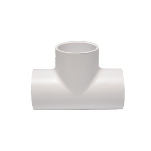 Puri Tech Schedule 40 PVC Fitting 1.5"" Tee Slip x Slip x Slip 25 Pack