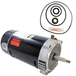 Puri TePuri Tech Replacement Motor Kit for Hayward Max-Flo 1HP SP2807X10 A.O. Smith Century UST1102 with GO-KIT-1