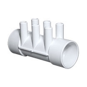 Waterway Plastics 672-7930 PVC Manifold - 2 x 2 x 0.75 in. SB Ports