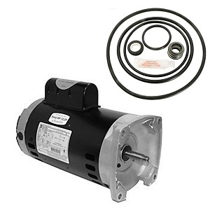 Puri Tech Replacement Motor Kit for Sta-Rite Dyna-Max 2HP MPEA6G-155L, AO Smith USQ1202 with GO-KIT-47