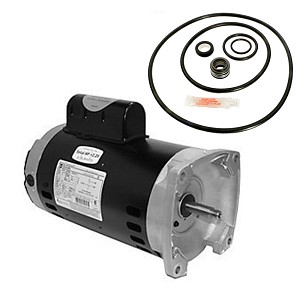 Puri Tech Replacement Motor Kit for Sta-Rite Dura-Glas II 1.5HP P4R6F-188L, AO Smith Century SQ1152 with GO-KIT-38