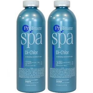 ProTeam Spa Di-Chlor, Chlorine Powder Concentrate, keeps Spas safe and clear 2lb - 2 pack 