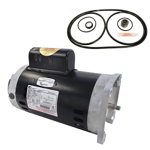 Puri Tech Replacement Motor Kit for Pentair Challenger 2HP CFI-NI-2FE AO Smith B2843 with GO-KIT-5