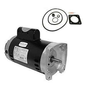 Puri Tech Replacement Motor Kit for Sta-Rite Dura-Glas 2HP P2R5G, AO Smith Century SQ1202 with GO-KIT-6