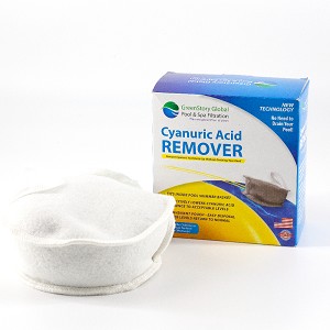 Greenstory Global Cyanuric Acid Remover for Pool and Spa Skimmer Basket - 1 lb Bag